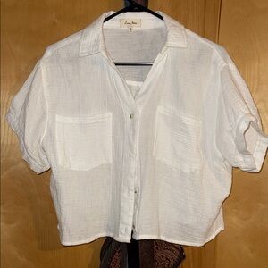 Love Notes Classic White Shirt